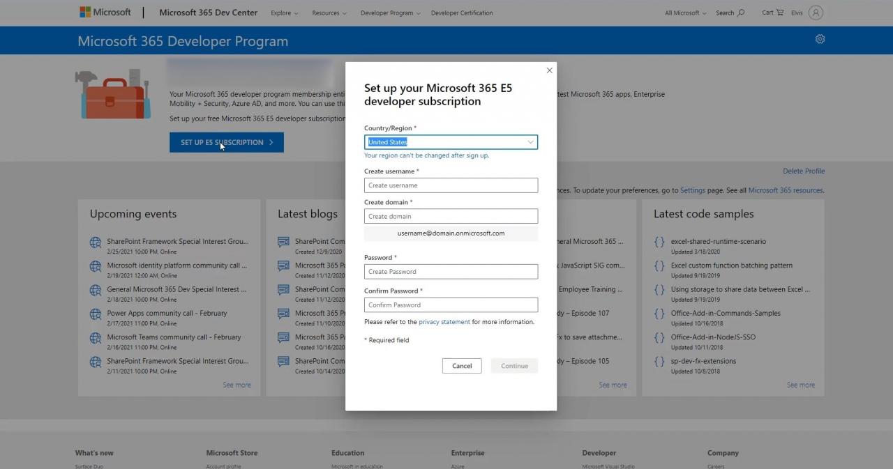 免费申请Microsoft 365 E5开发者订阅 | 享正版Office套件+5T Onedrive